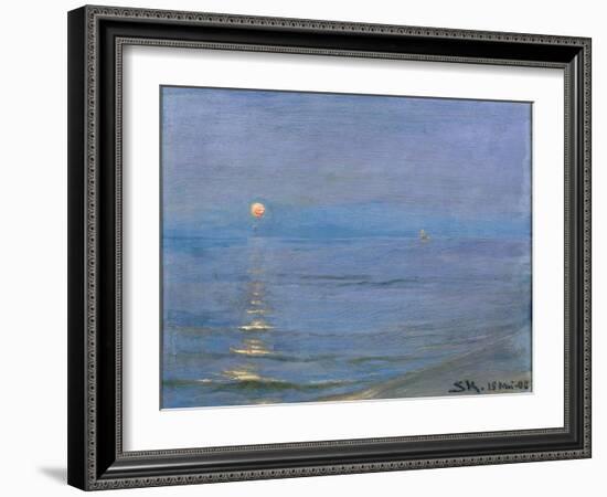 Summer Evening, Skagen, 1908-Peder Severin Kröyer-Framed Giclee Print