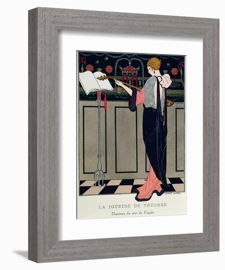 Summer Evening Wear from Art Gout Beaute, 1922-Georges Barbier-Framed Giclee Print