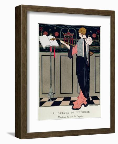 Summer Evening Wear from Art Gout Beaute, 1922-Georges Barbier-Framed Giclee Print