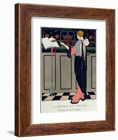 Summer Evening Wear from Art Gout Beaute, 1922-Georges Barbier-Framed Giclee Print