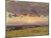 Summer Evening with Storm Clouds-John Constable-Mounted Giclee Print