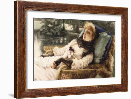 Summer Evening-James Tissot-Framed Giclee Print