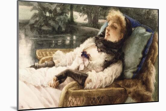 Summer Evening-James Tissot-Mounted Giclee Print