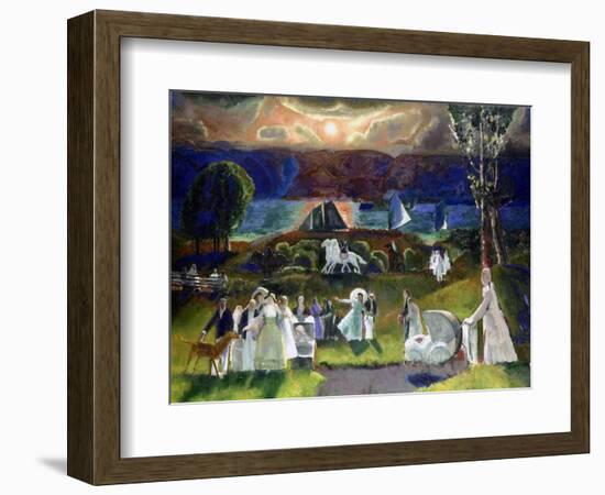 Summer Fantasy, 1924-George Wesley Bellows-Framed Giclee Print