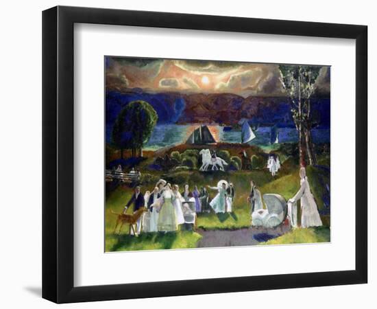 Summer Fantasy, 1924-George Wesley Bellows-Framed Giclee Print