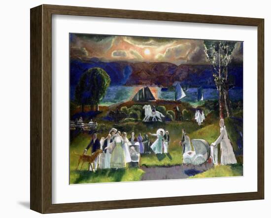 Summer Fantasy, 1924-George Wesley Bellows-Framed Giclee Print