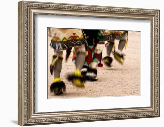 Summer Feast Day Celebration. Ohkay Owingeh Pueblo, New Mexico-Julien McRoberts-Framed Premium Photographic Print
