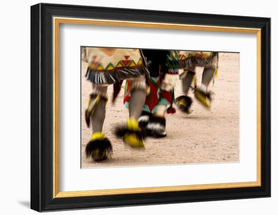 Summer Feast Day Celebration. Ohkay Owingeh Pueblo, New Mexico-Julien McRoberts-Framed Premium Photographic Print