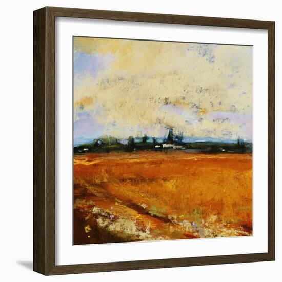 Summer Field-Lou Wall-Framed Giclee Print