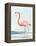 Summer Flamingo II-Lily K-Framed Stretched Canvas