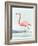 Summer Flamingo II-Lily K-Framed Art Print