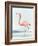 Summer Flamingo II-Lily K-Framed Art Print