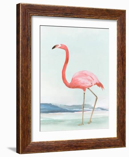 Summer Flamingo II-Lily K-Framed Art Print