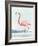 Summer Flamingo II-Lily K-Framed Art Print