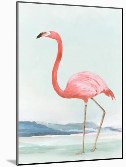 Summer Flamingo II-Lily K-Mounted Art Print