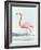 Summer Flamingo II-Lily K-Framed Art Print