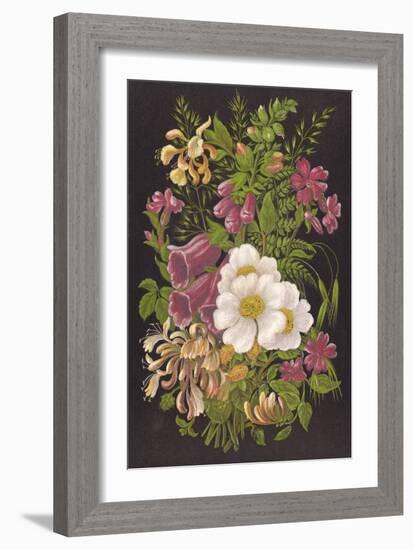 Summer Flowers 1880-null-Framed Art Print