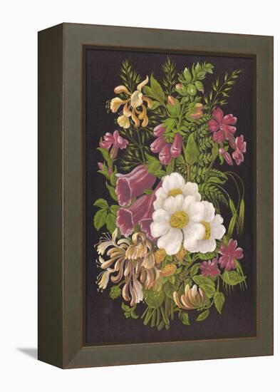 Summer Flowers 1880-null-Framed Stretched Canvas