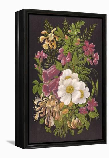 Summer Flowers 1880-null-Framed Stretched Canvas