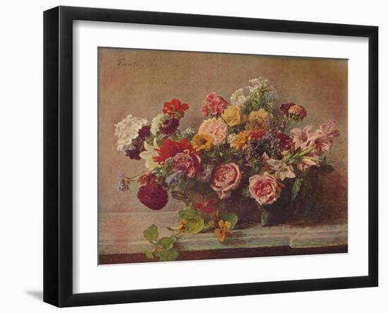 'Summer Flowers', 1882, (c1915)-Henri Fantin-Latour-Framed Giclee Print
