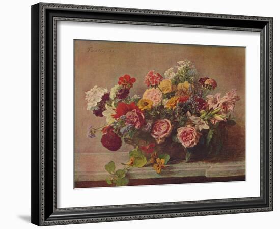 'Summer Flowers', 1882, (c1915)-Henri Fantin-Latour-Framed Giclee Print