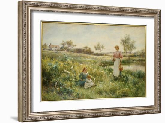 Summer Flowers, 1903-Alfred Augustus Glendening-Framed Giclee Print