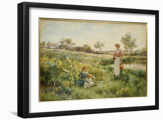 Summer Flowers, 1903-Alfred Augustus Glendening-Framed Giclee Print