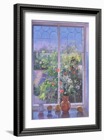 Summer Flowers at Dusk, 1990-Timothy Easton-Framed Giclee Print