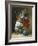 Summer Flowers in a Glass Vase-Eugene Henri Cauchois-Framed Giclee Print