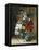 Summer Flowers in a Glass Vase-Eugene Henri Cauchois-Framed Premier Image Canvas