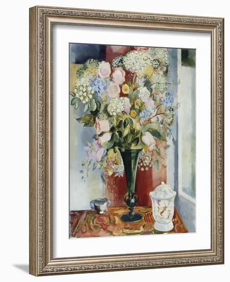 Summer Flowers in a Vase-Arthur Percy-Framed Giclee Print