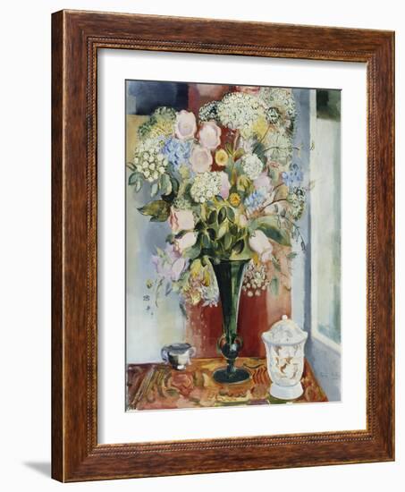 Summer Flowers in a Vase-Arthur Percy-Framed Giclee Print