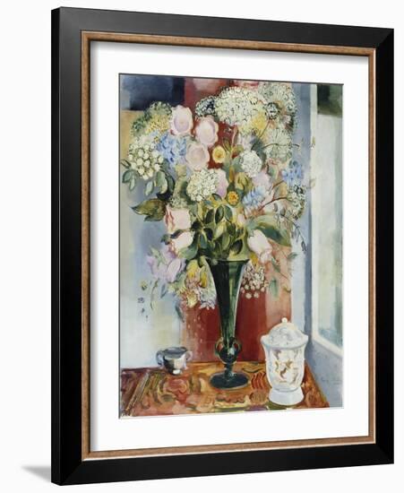 Summer Flowers in a Vase-Arthur Percy-Framed Giclee Print