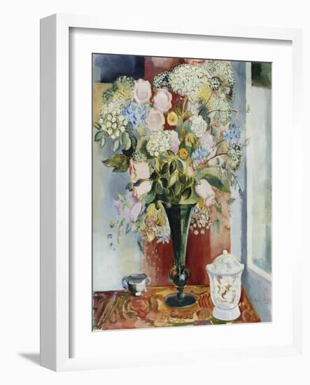 Summer Flowers in a Vase-Arthur Percy-Framed Giclee Print