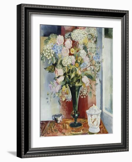 Summer Flowers in a Vase-Arthur Percy-Framed Giclee Print