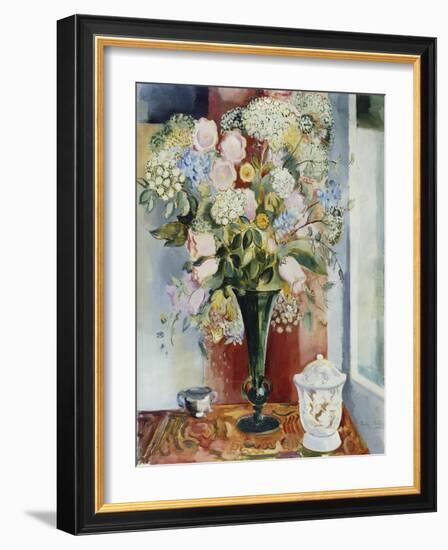 Summer Flowers in a Vase-Arthur Percy-Framed Giclee Print