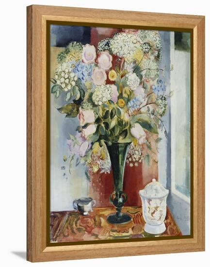 Summer Flowers in a Vase-Arthur Percy-Framed Premier Image Canvas