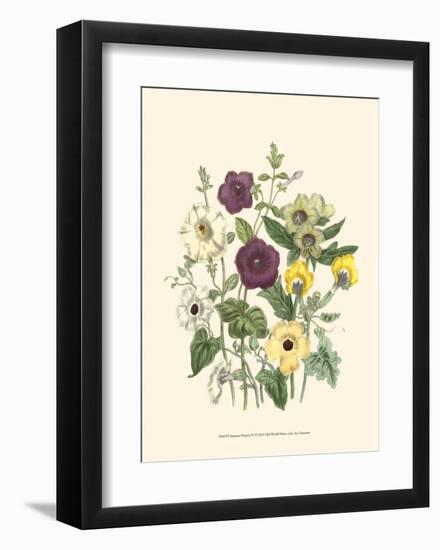 Summer Flowers IV--Framed Art Print