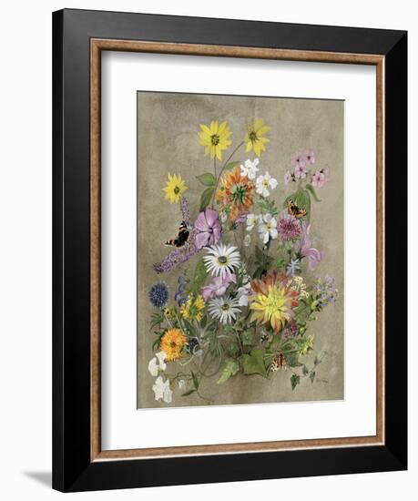 Summer Flowers-John Gubbins-Framed Giclee Print