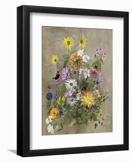 Summer Flowers-John Gubbins-Framed Giclee Print