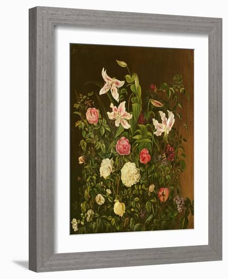 Summer Flowers-Johan Laurents Jensen-Framed Giclee Print