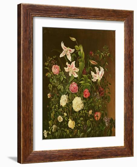 Summer Flowers-Johan Laurents Jensen-Framed Giclee Print