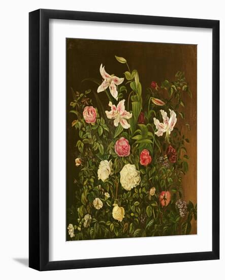 Summer Flowers-Johan Laurents Jensen-Framed Giclee Print