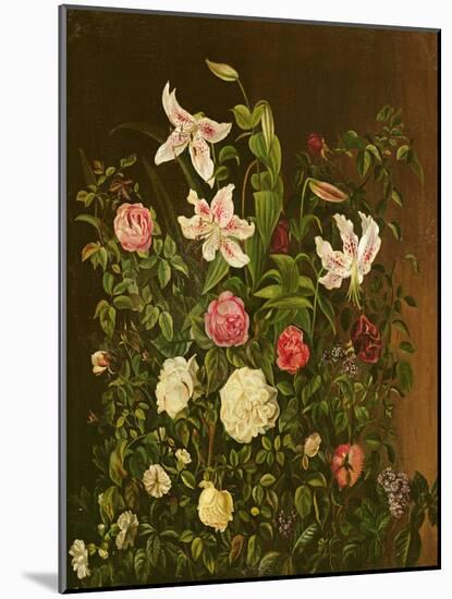 Summer Flowers-Johan Laurents Jensen-Mounted Giclee Print