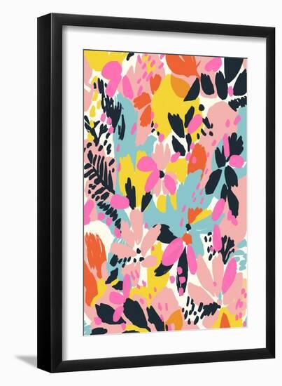 Summer Flowers-Treechild-Framed Giclee Print