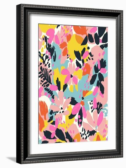 Summer Flowers-Treechild-Framed Giclee Print