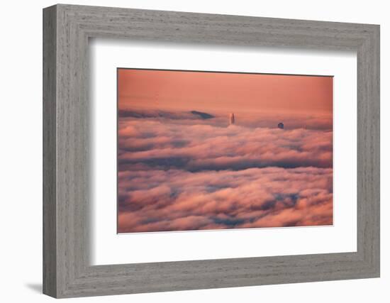Summer Fog Blanket, San Francisco, California-Vincent James-Framed Photographic Print