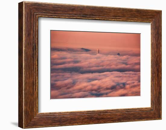 Summer Fog Blanket, San Francisco, California-Vincent James-Framed Photographic Print