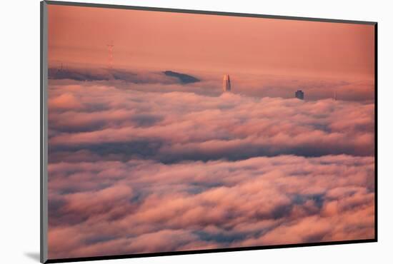 Summer Fog Blanket, San Francisco, California-Vincent James-Mounted Photographic Print