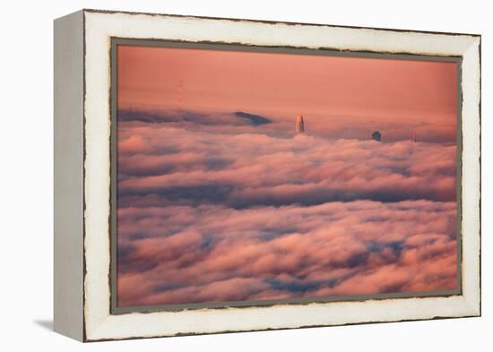 Summer Fog Blanket, San Francisco, California-Vincent James-Framed Premier Image Canvas